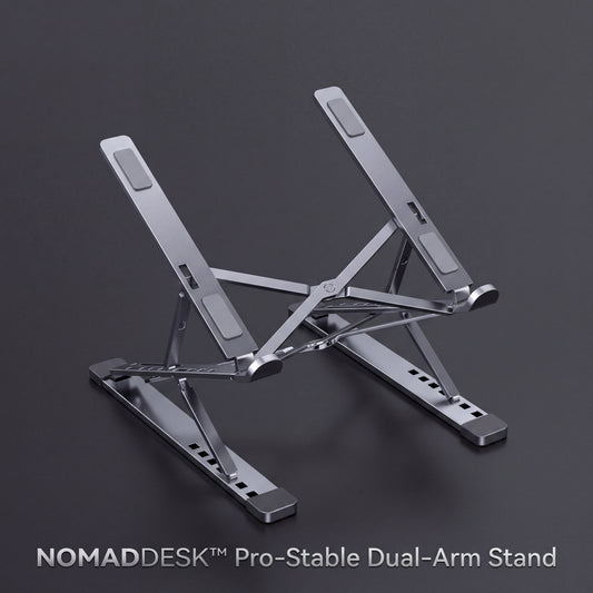NomadDesk™ Pro-Stable Dual-Arm Stand