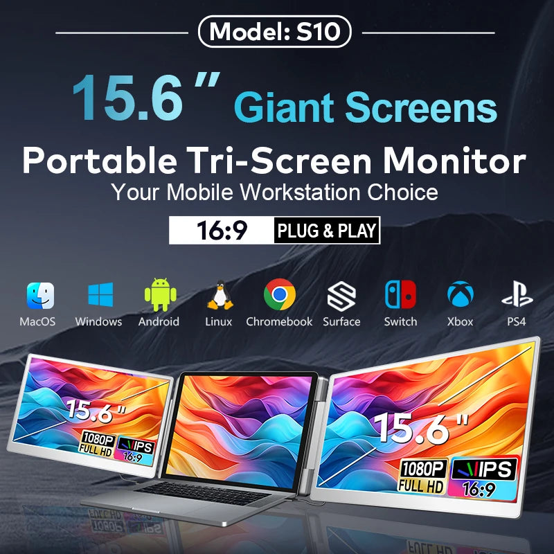 NomadDesk™ Horizon 15.6 Portable Monitor